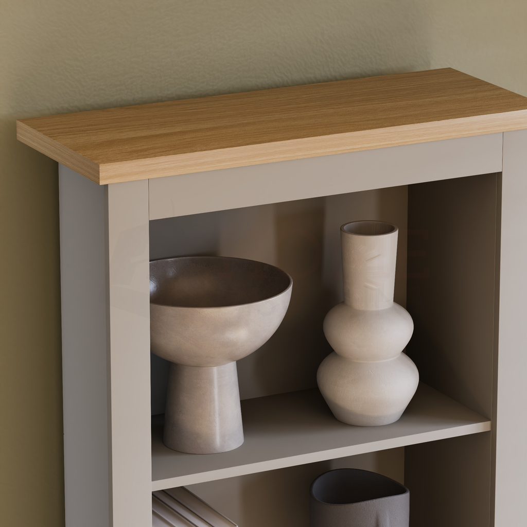 Arlington 5-Tier Bookcase - Grey
