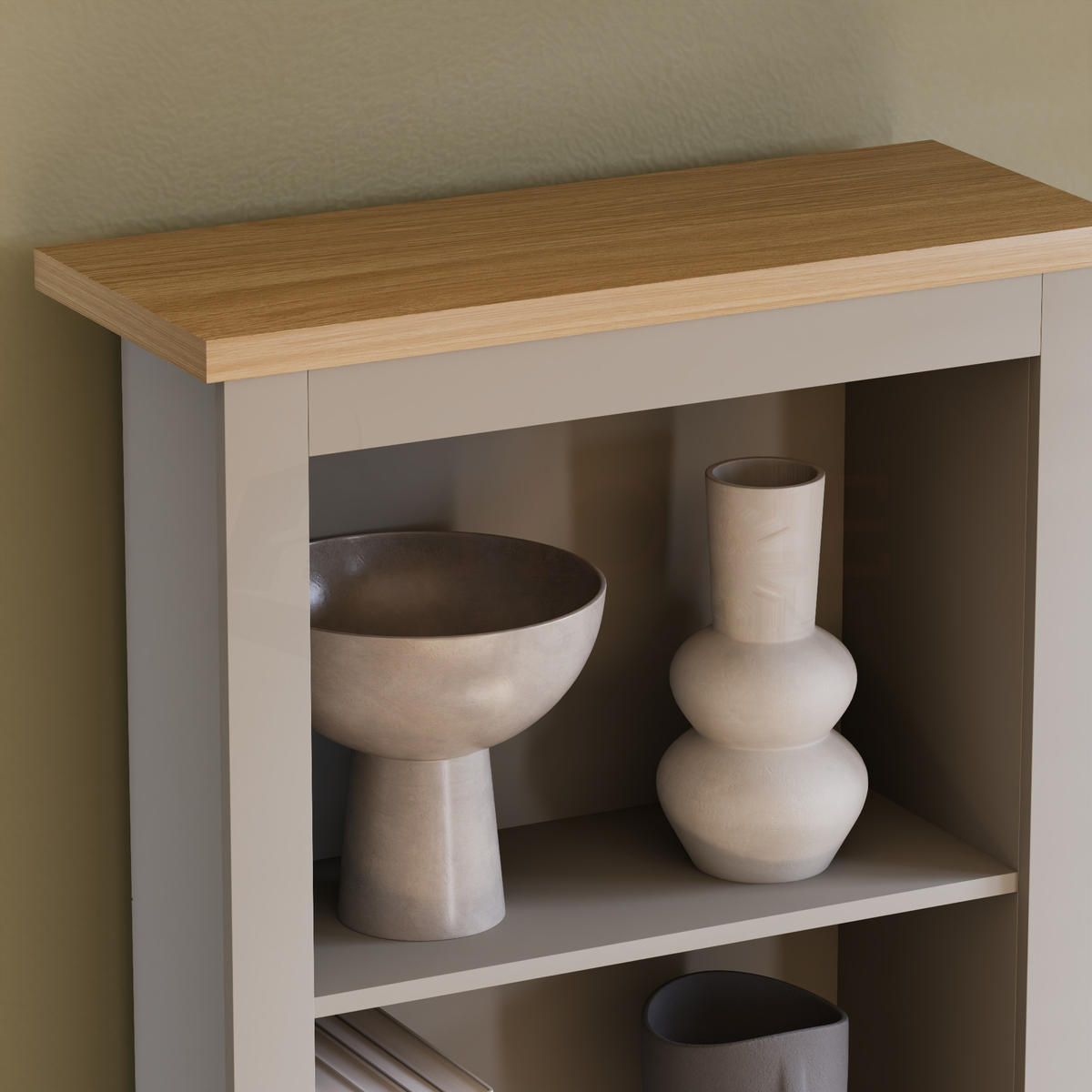 Arlington 5-Tier Bookcase - Grey