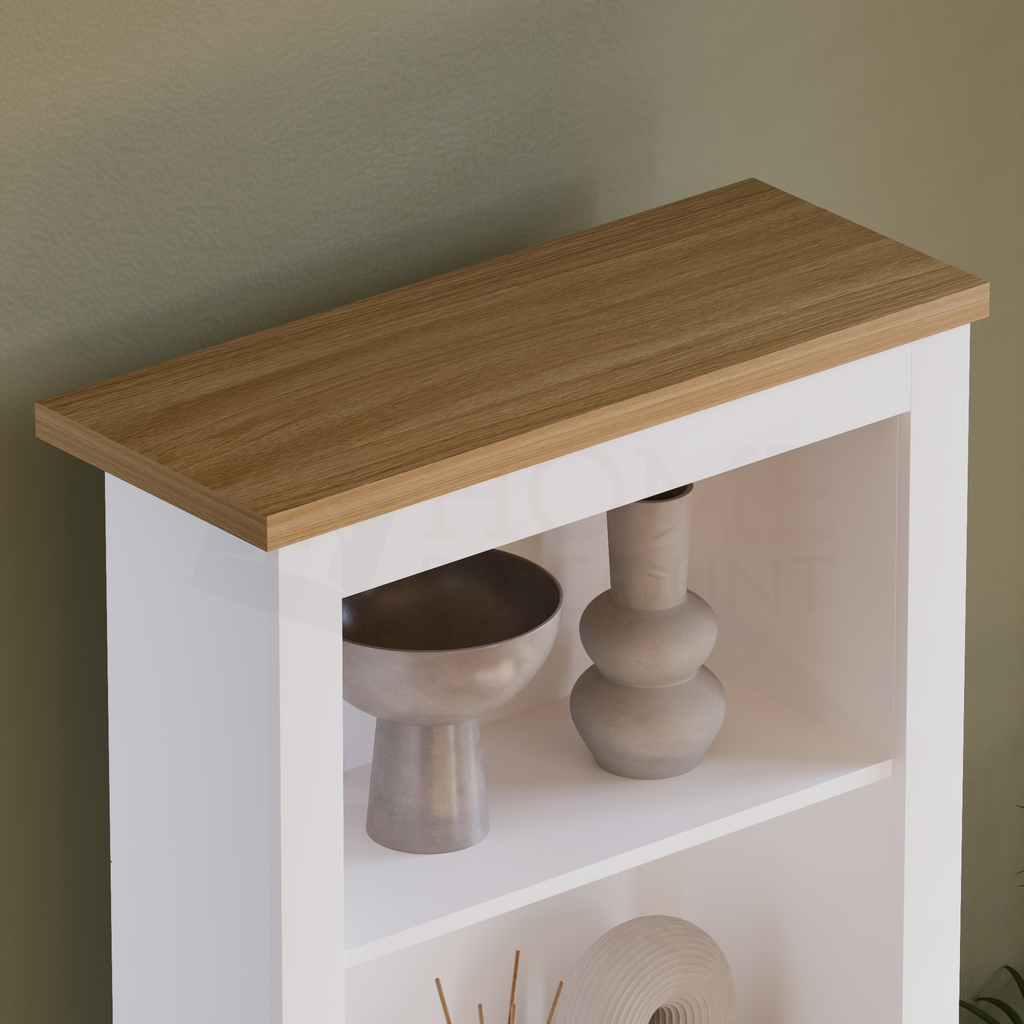 Arlington 4-Tier Bookcase - White