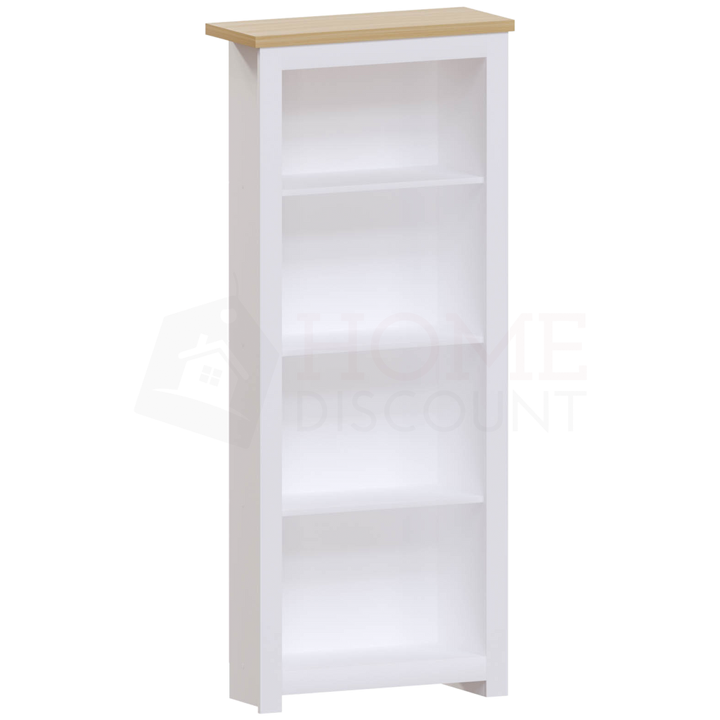 Arlington 4-Tier Bookcase - White
