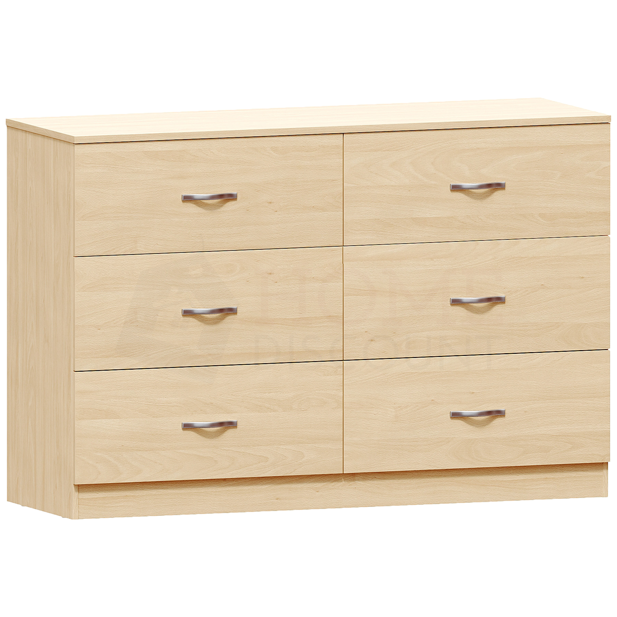 Riano 6-Drawer Chest, Pine