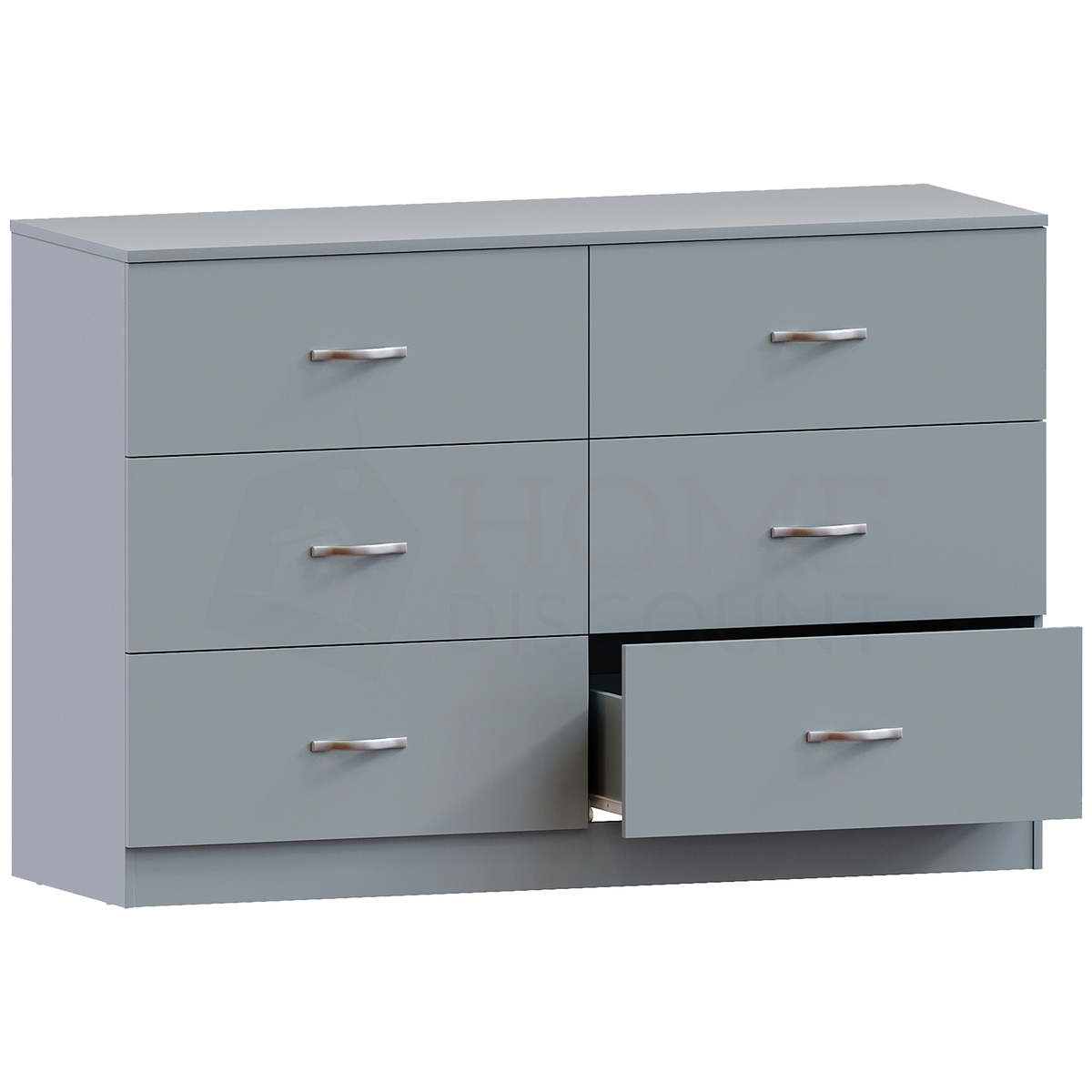 Riano 6-Drawer Chest, Grey
