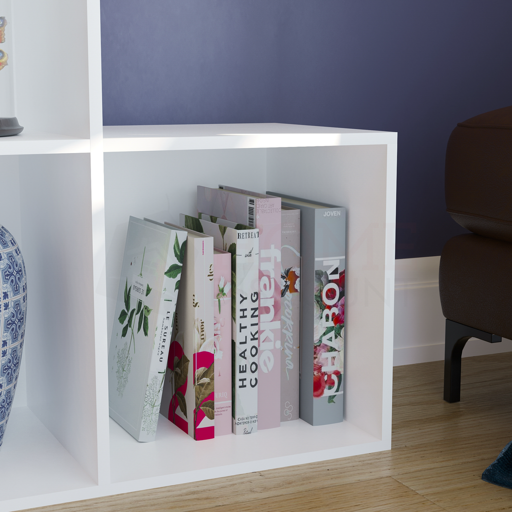 Durham 10-Cube Staircase Storage Unit - White