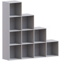 Durham 10-Cube Staircase Storage Unit - Grey
