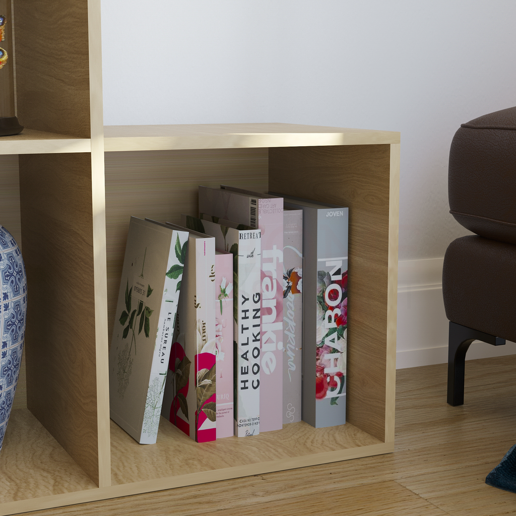 Durham 10-Cube Staircase Storage Unit - Oak