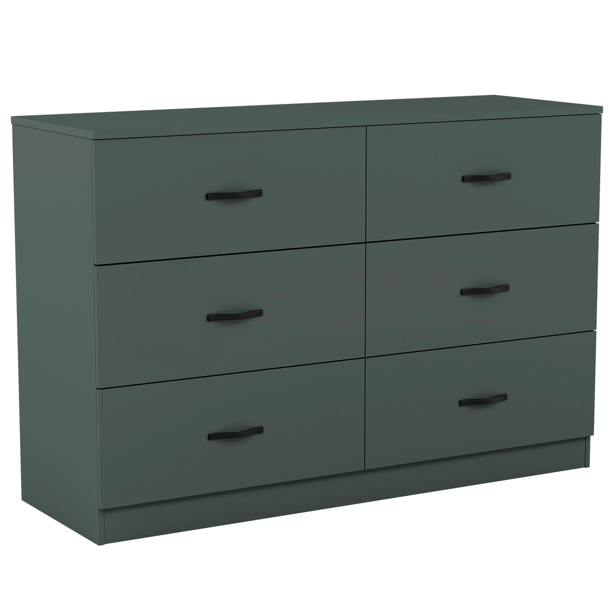 Riano 6 Drawer Chest, Jasper Green