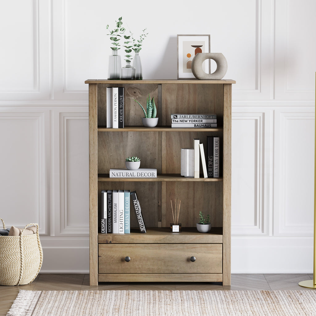 Panama 1-Drawer Bookcase