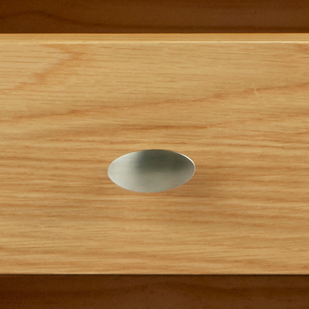 Alba Oak 5 Drawer Tallboy