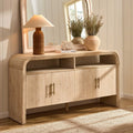 Alora 4 Door Sideboard - Washed Wood