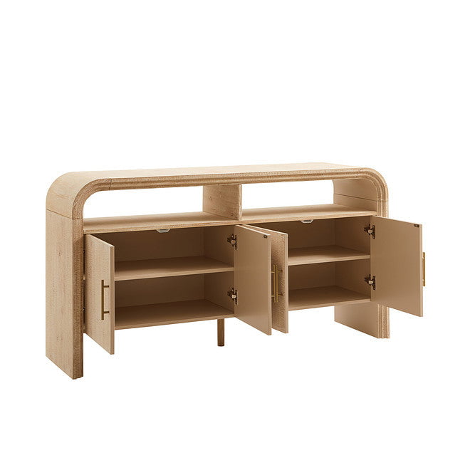 Alora 4 Door Sideboard - Washed Wood