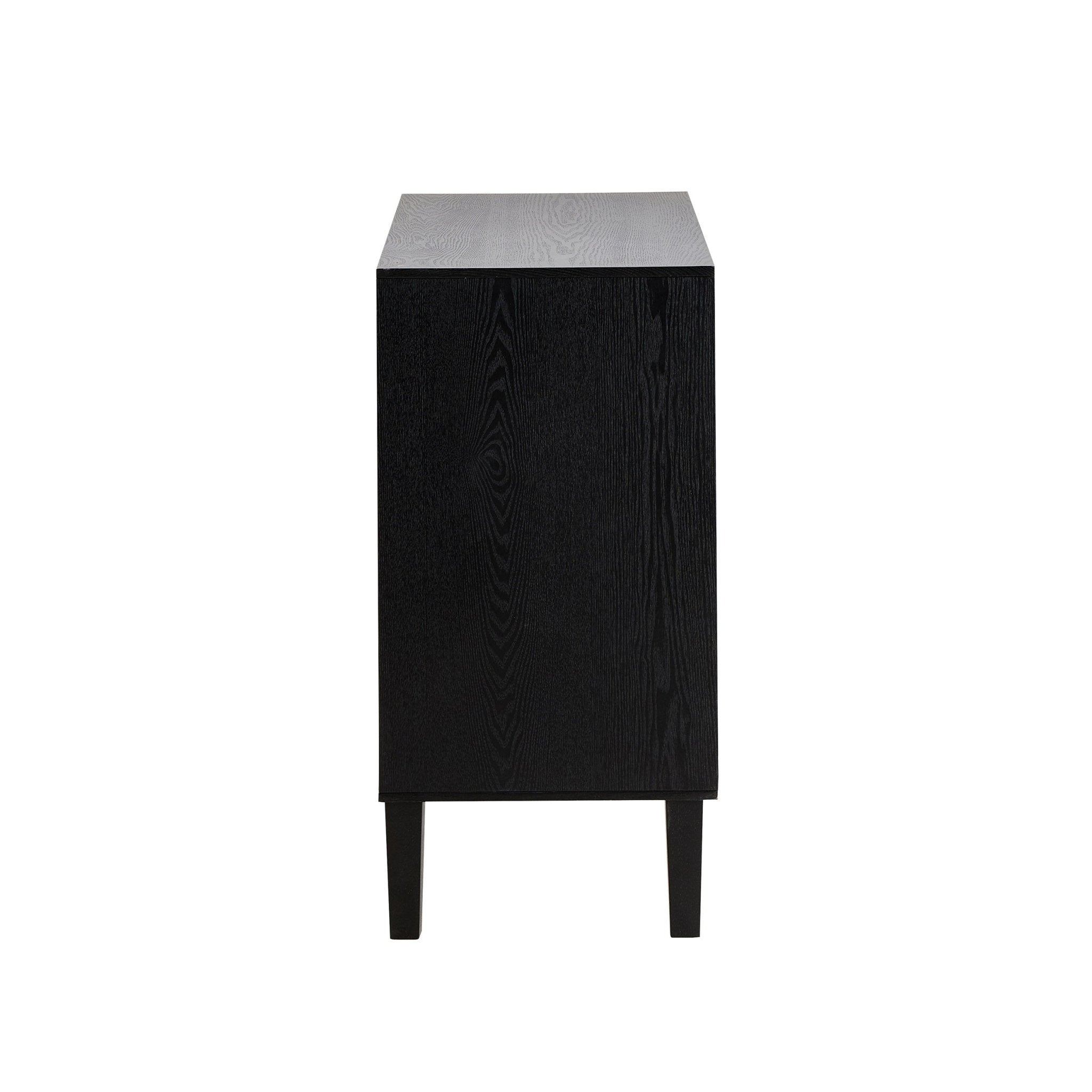 Amaya Ash 2 Door Sideboard - Black