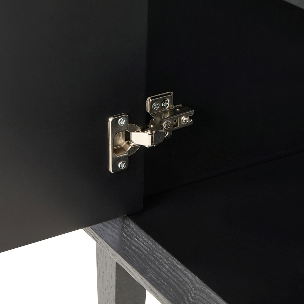 Amaya Ash 2 Door Sideboard - Black