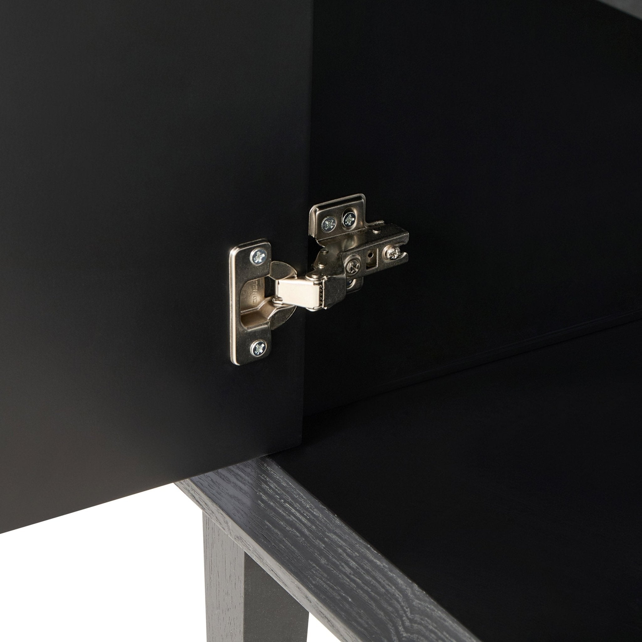 Amaya Ash 2 Door Sideboard - Black
