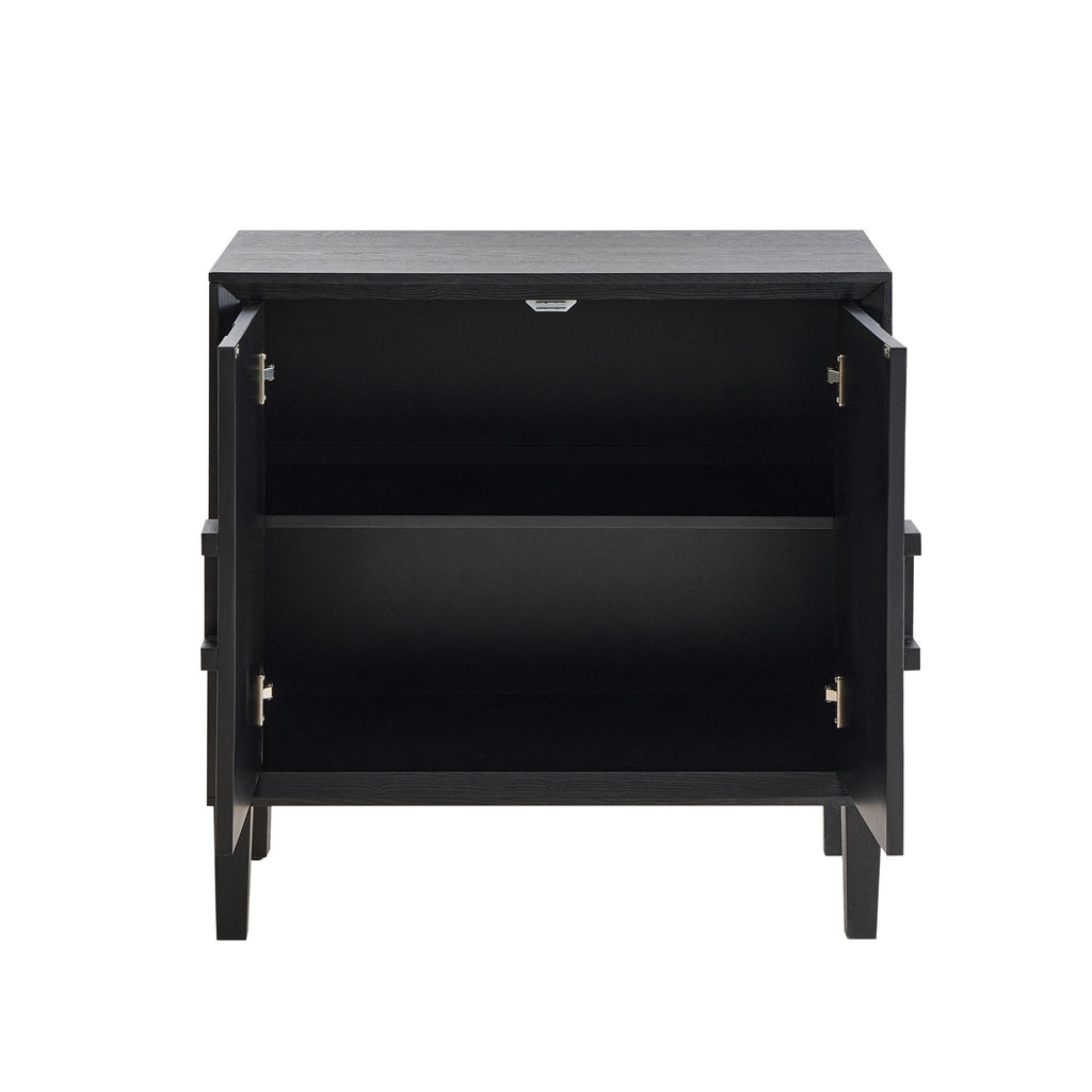 Amaya Ash 2 Door Sideboard - Black