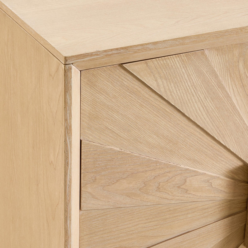 Amaya Ash 2 Door Sideboard - Light Wood