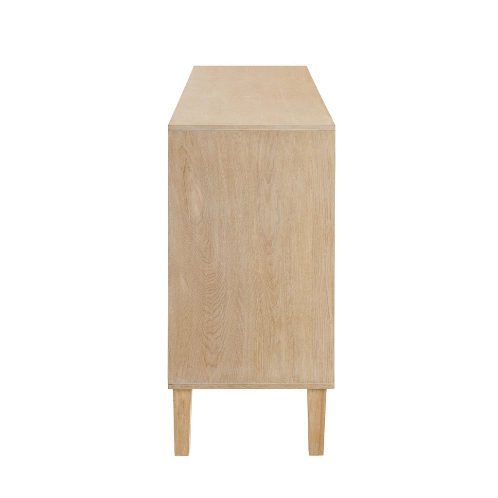 Amaya Ash 4 Door Sideboard - Light Wood