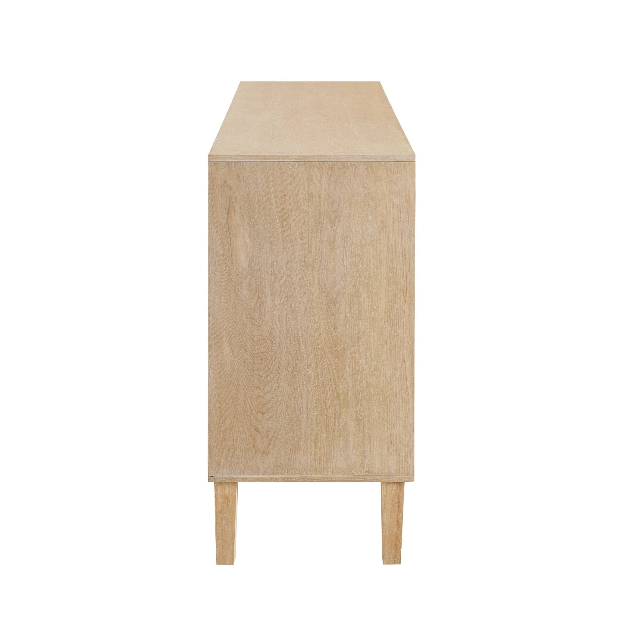Amaya Ash 4 Door Sideboard - Light Wood