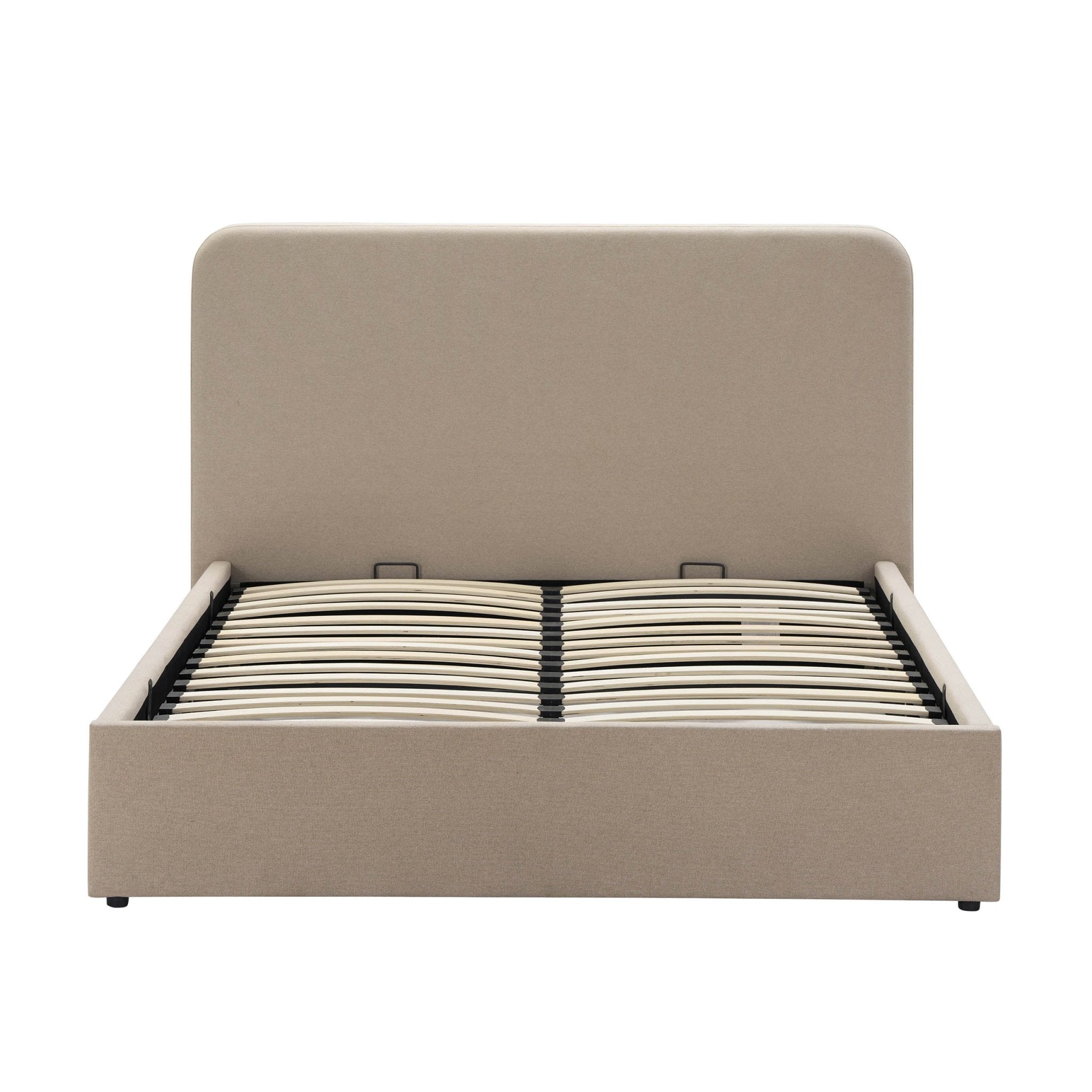 Ascot Ottoman Storage Bed - Oatmeal
