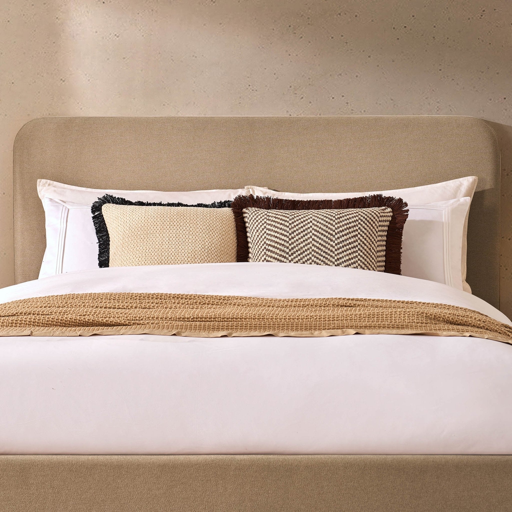 Ascot Ottoman Storage Bed - Oatmeal