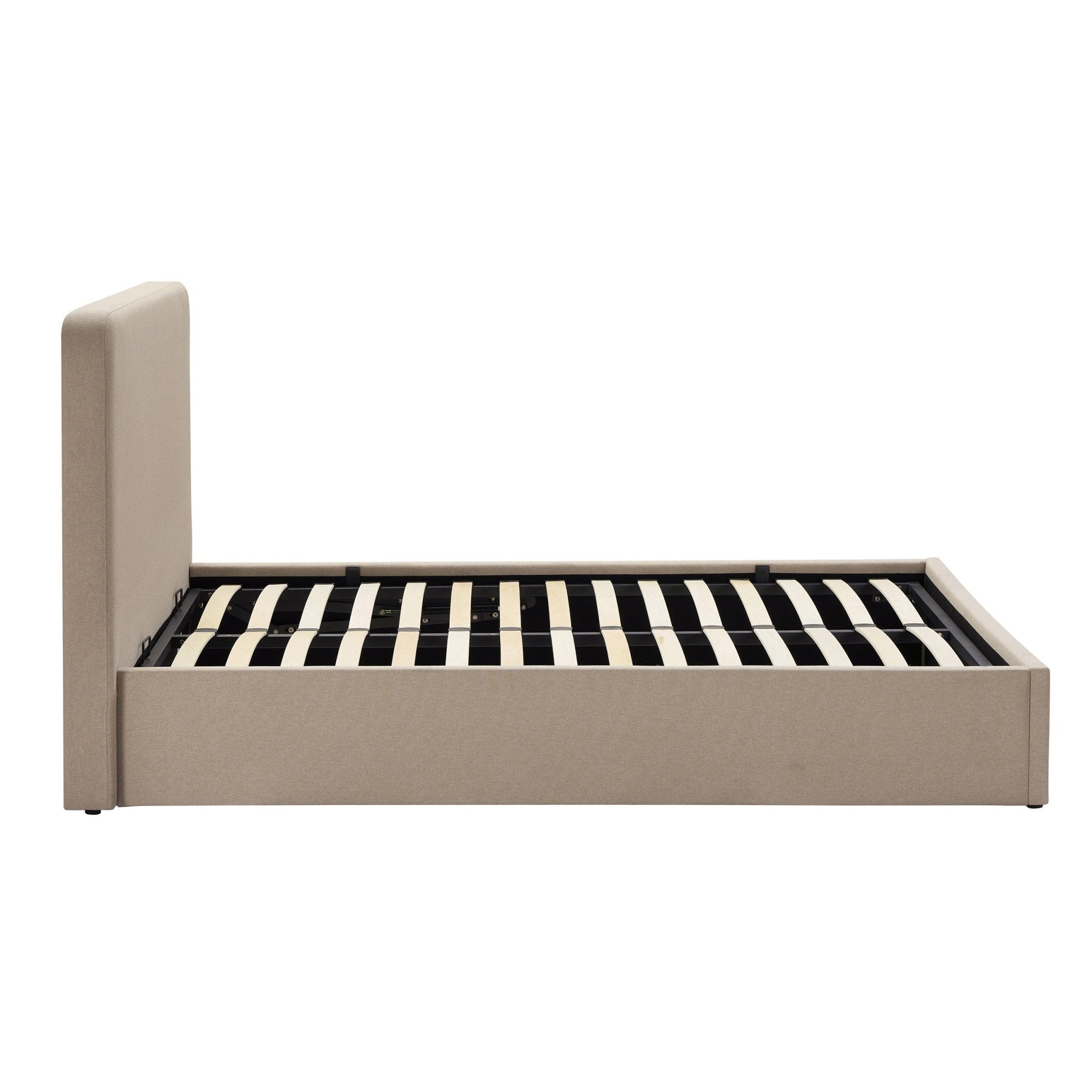 Ascot Ottoman Storage Bed - Oatmeal
