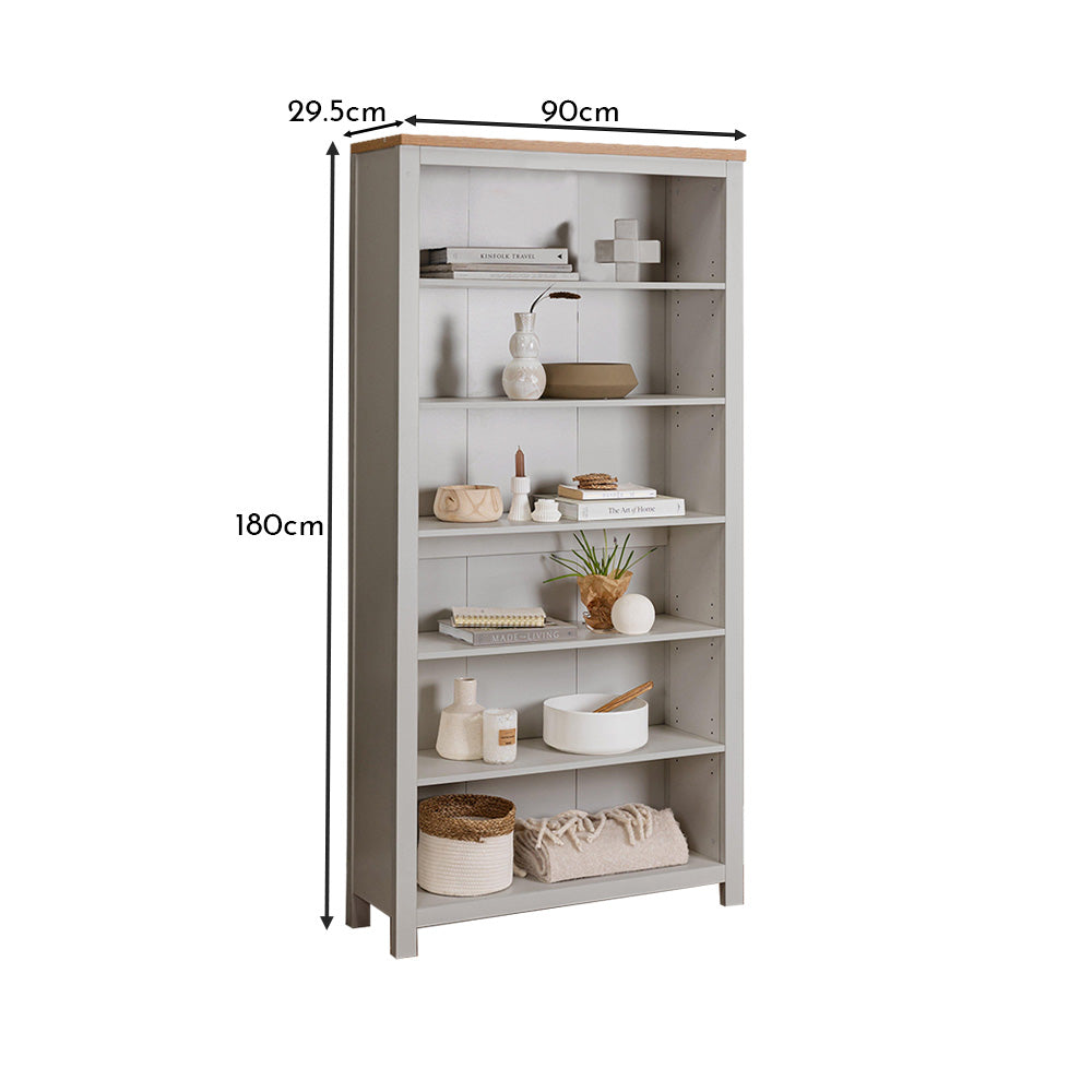 Bampton White Tall Bookcase