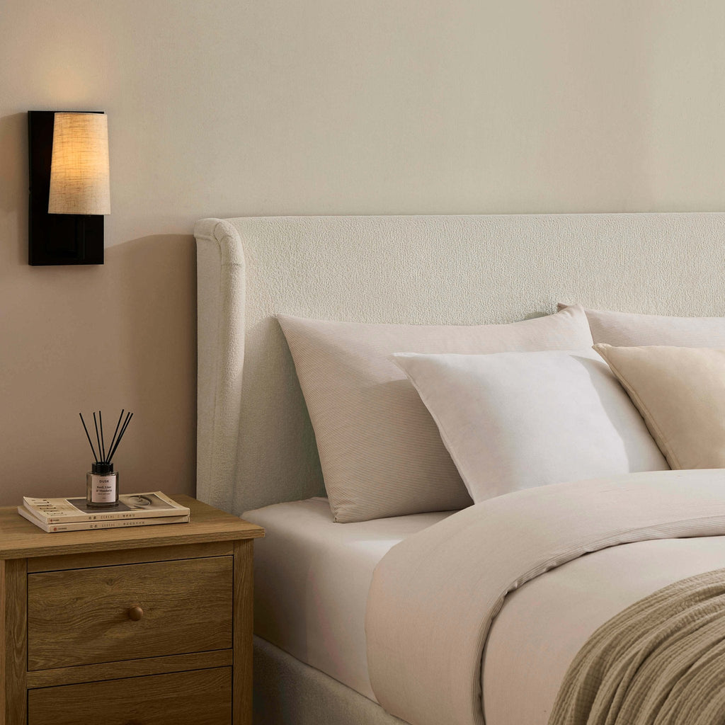 Berkeley Ottoman Storage Bed - Chenille Ecru