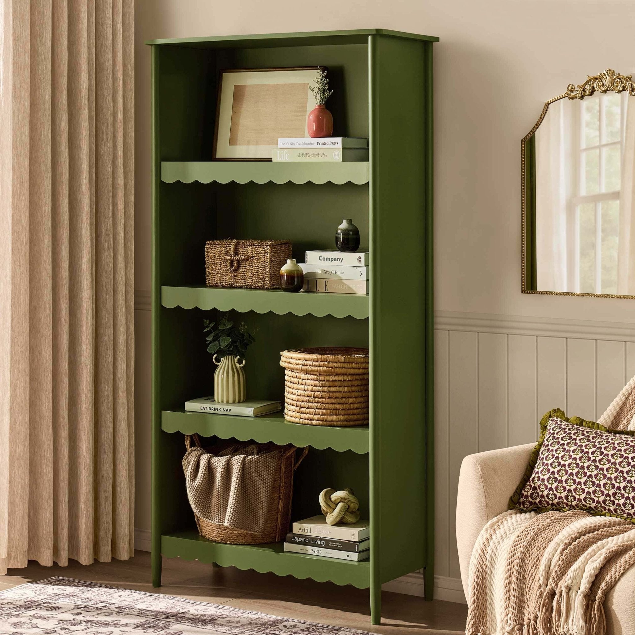 Betty Bookshelf - Olive