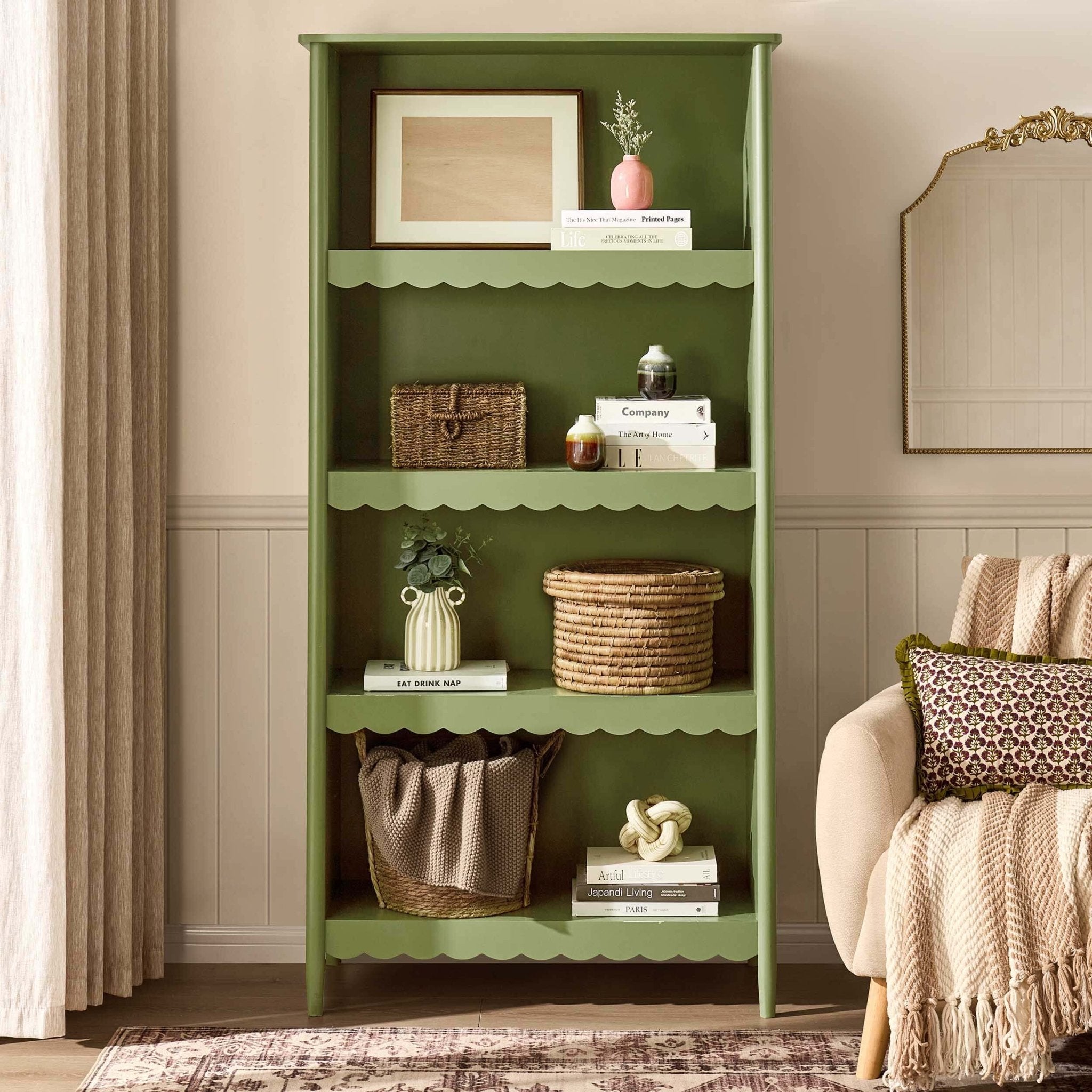 Betty Bookshelf - Olive