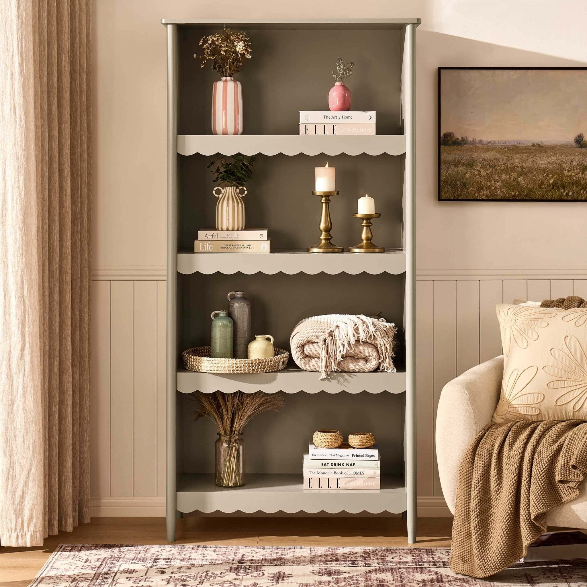 Betty Bookshelf - Taupe