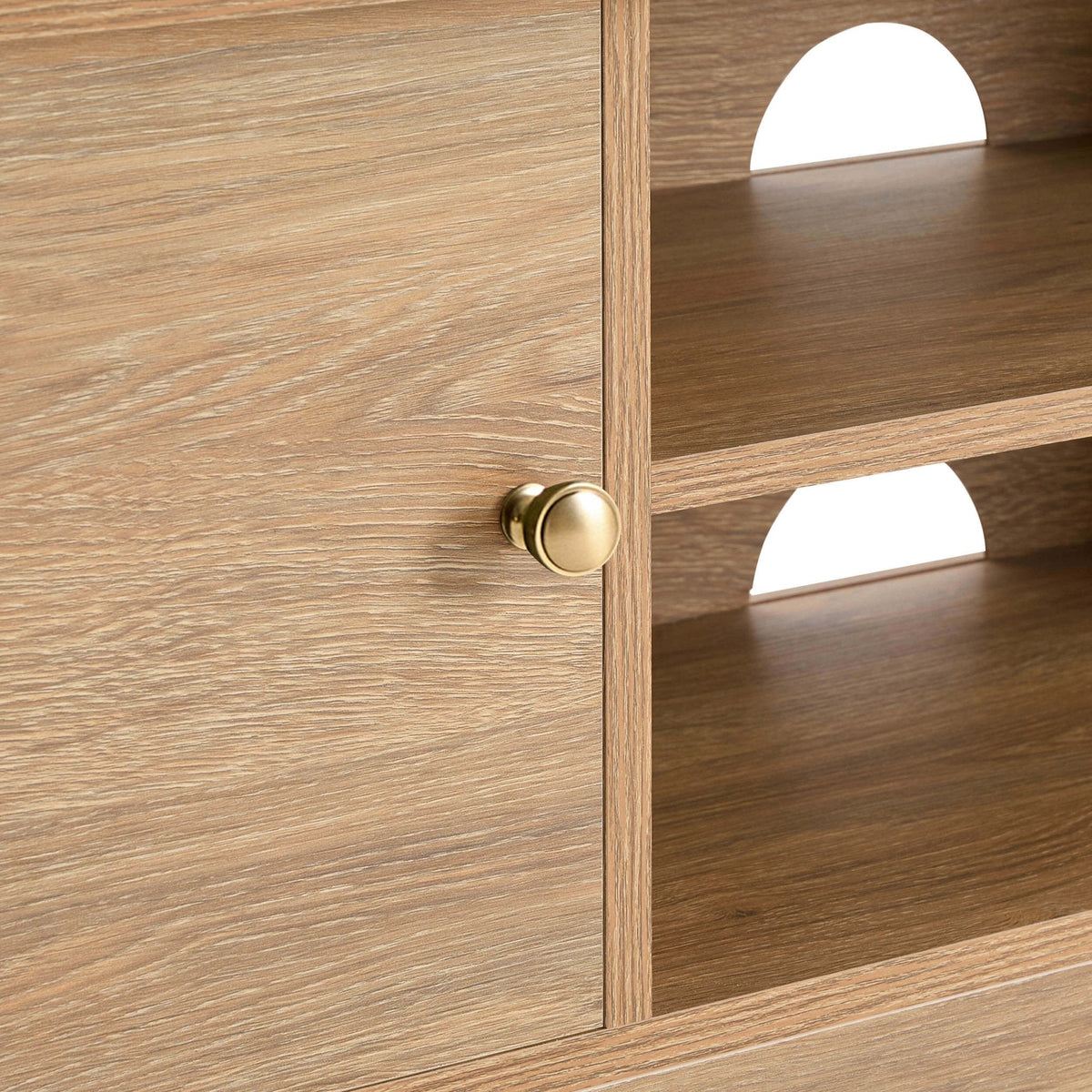 Betty Tv Unit for TVs up to 60" - Light Wood