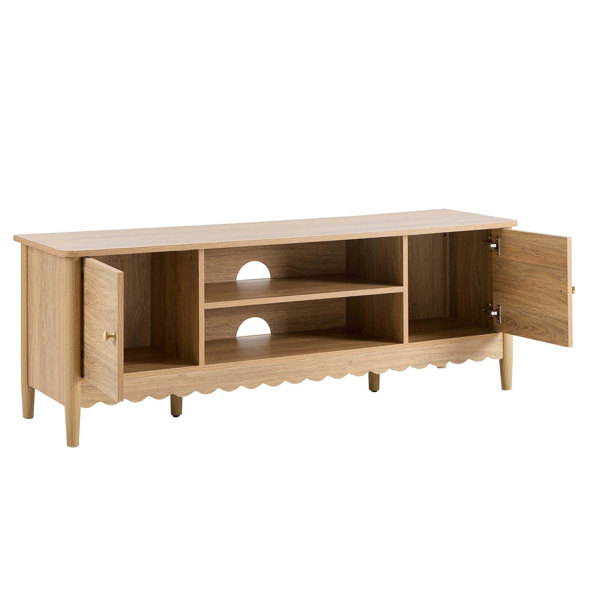 Betty Tv Unit for TVs up to 60" - Light Wood
