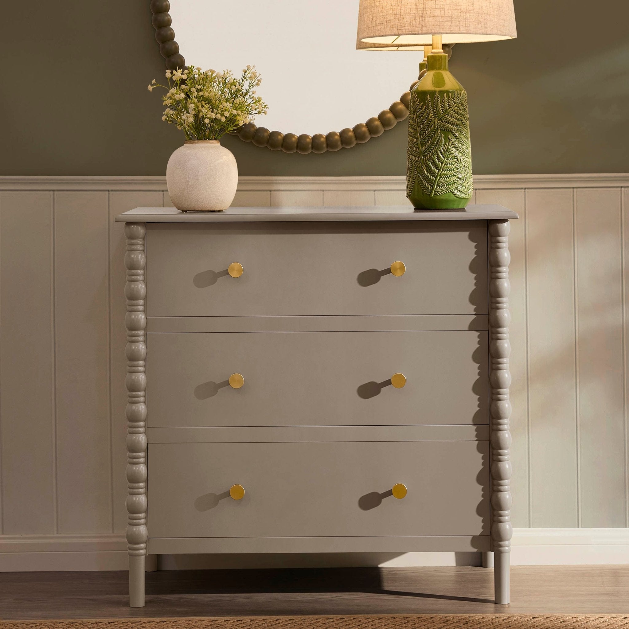 Bonnie Bobbin 3 Drawer Chest - Taupe