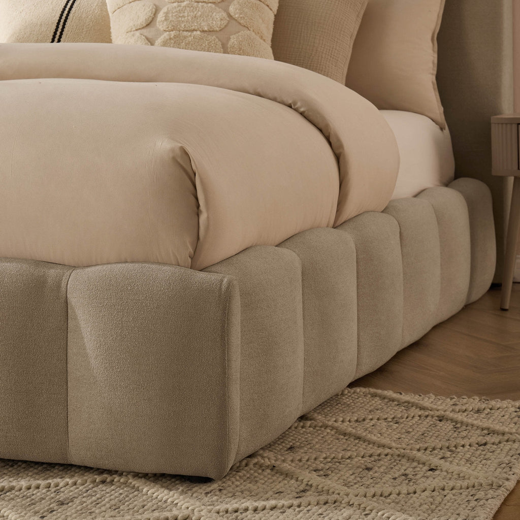 Cheshire Ottoman Storage Bed - Chenille Oatmeal