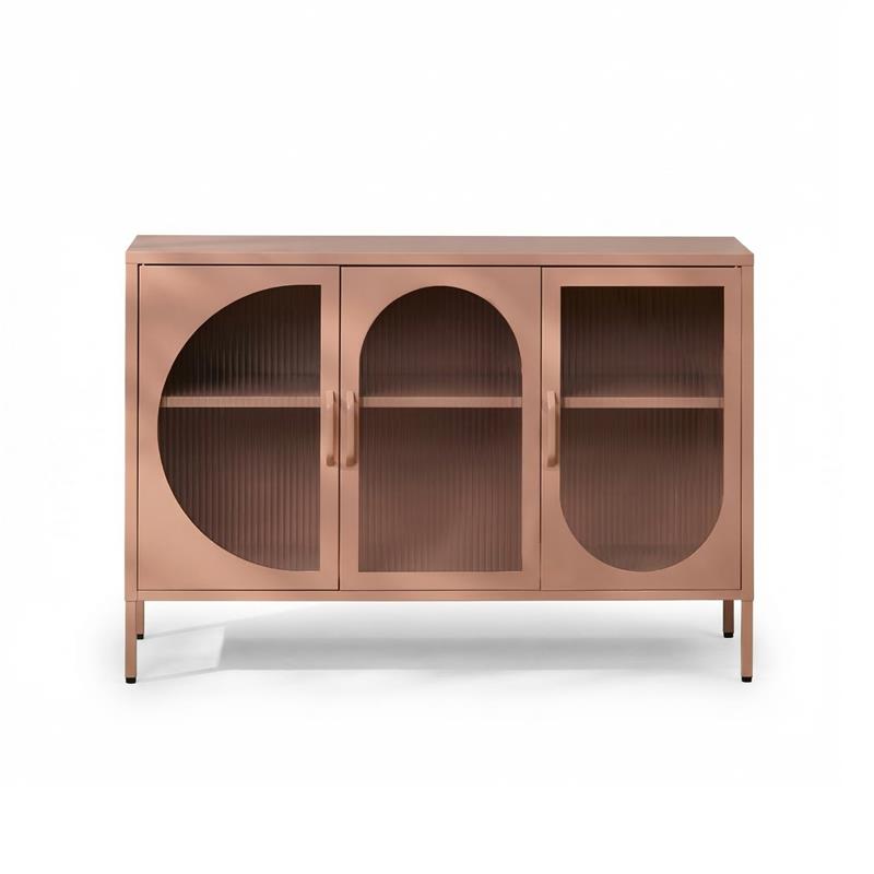 Conan 3 Door Sideboard - Blush Pink