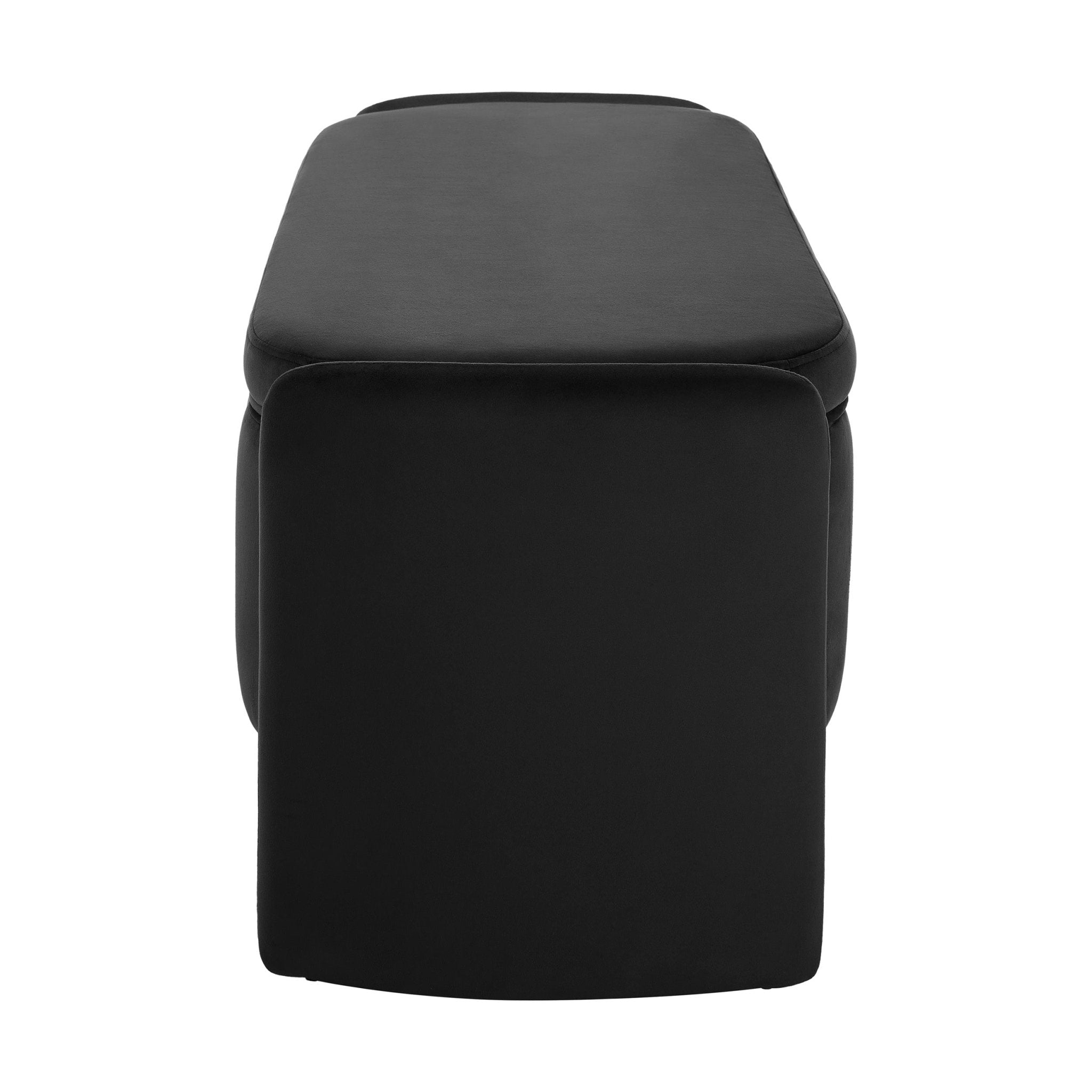 Didsbury Curved Storage Bench - Ink