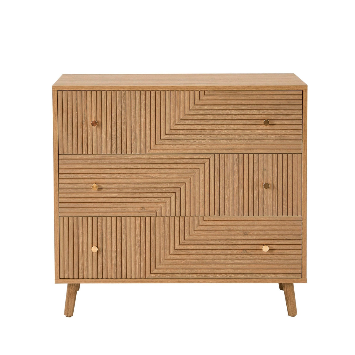 Dora 3 Drawer Chest - Light Wood