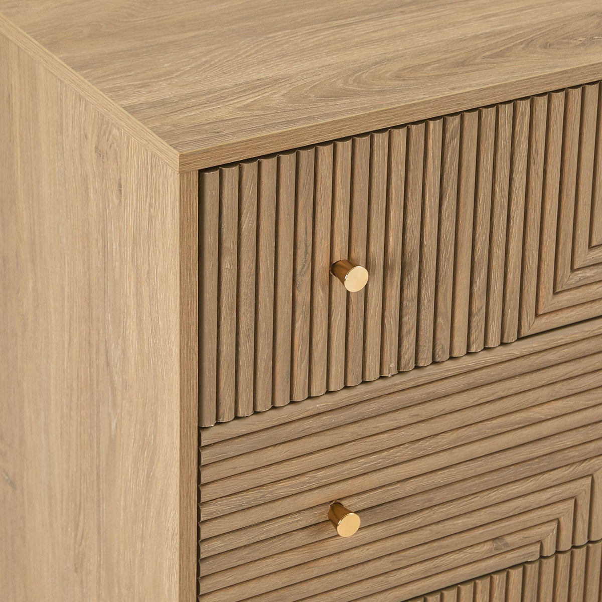 Dora 3 Drawer Chest - Light Wood