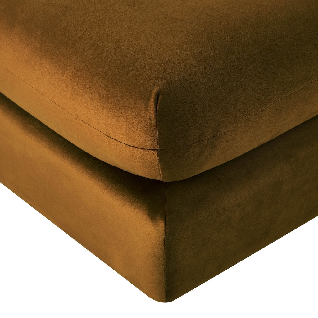 Dublin Pouffe - Muted Gold