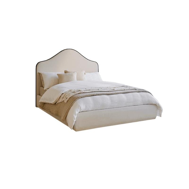 Odette King Size Ottoman Bed - Ivory