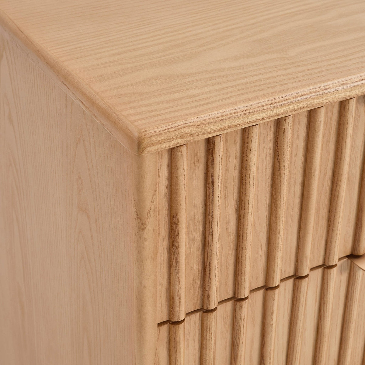 Elena Ash 6 Drawer Chest - Light Wood