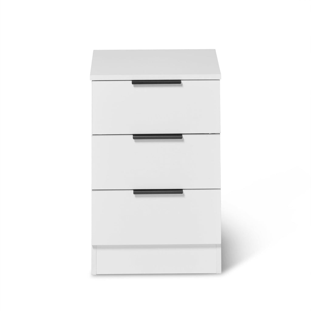Essie Wardrobe & Drawers Bedroom Set - Pure White