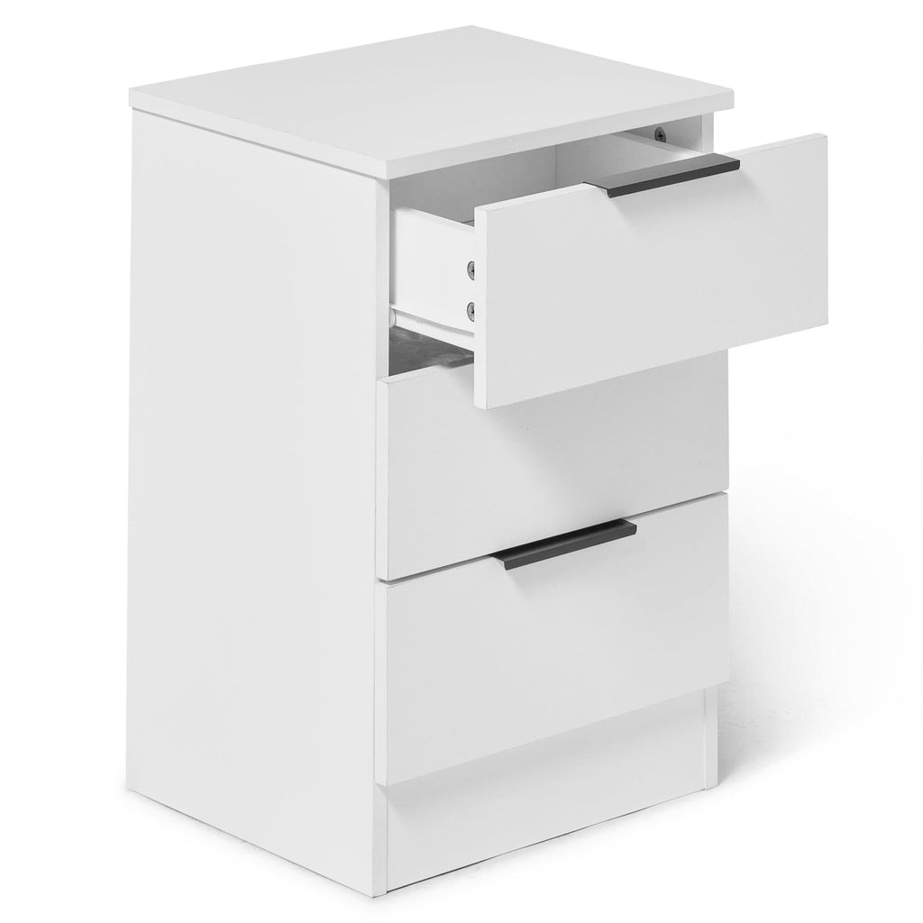 Essie Wardrobe & Drawers Bedroom Set - Pure White