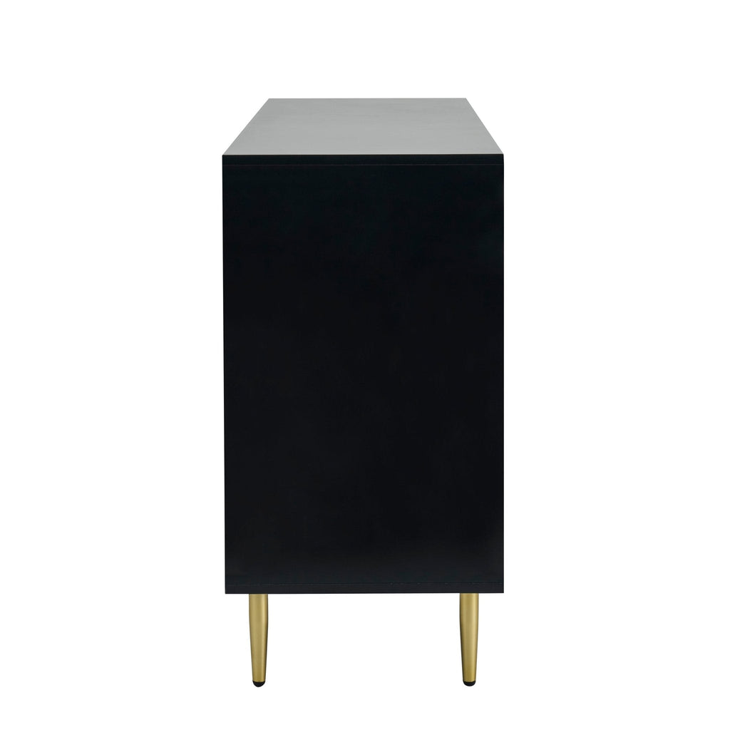 Evie 2 Door Sideboard with Drawers - Black