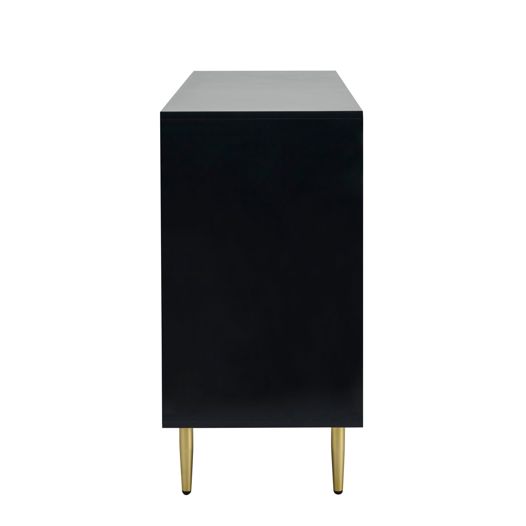 Evie 2 Door Sideboard with Drawers - Black