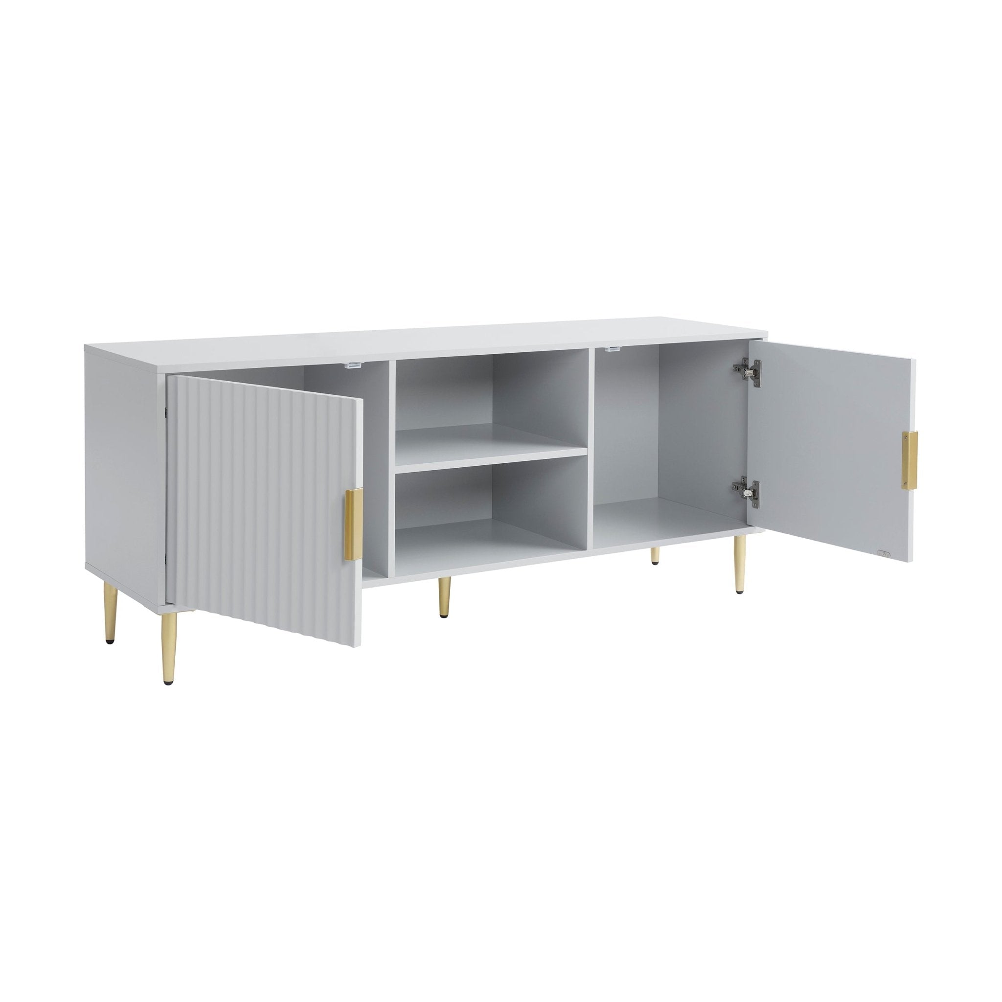 Evie TV Stand for TVs up to 65"- Grey