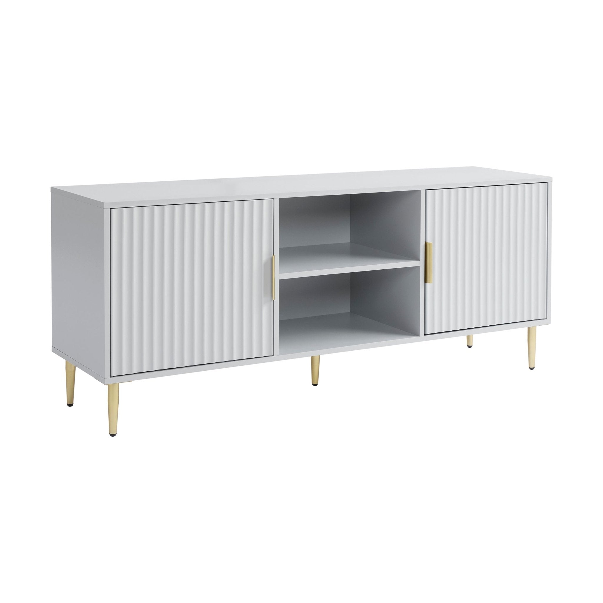 Evie TV Stand for TVs up to 65"- Grey