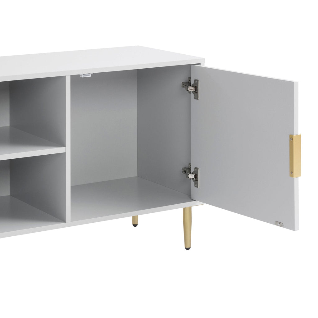 Evie TV Stand for TVs up to 65"- Grey