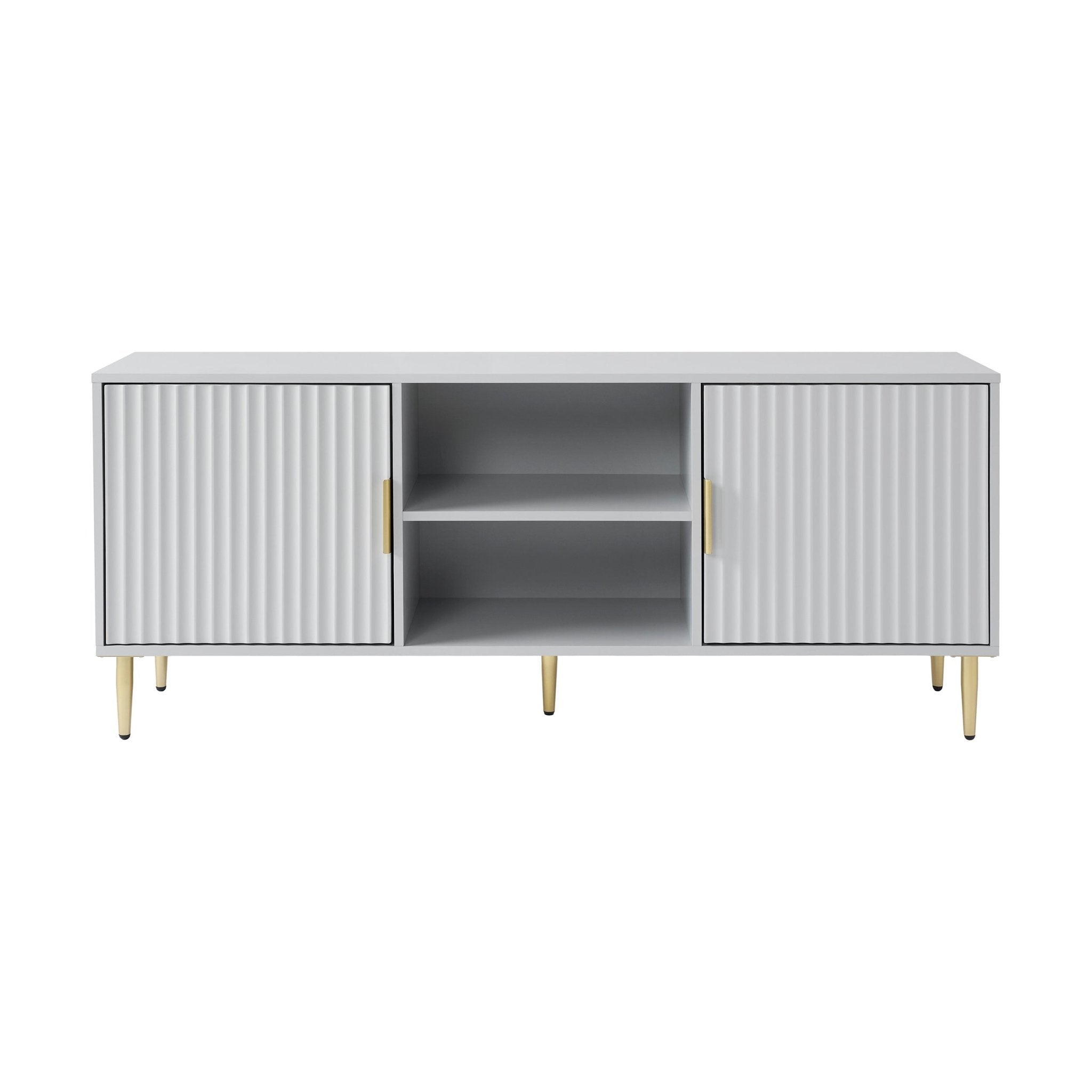 Evie TV Stand for TVs up to 65"- Grey