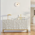 Gatsby Large 4 Door Sideboard - Snow White