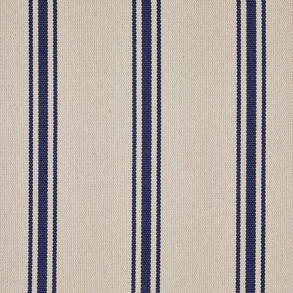 Hampshire Pouffe - Blue Stripe
